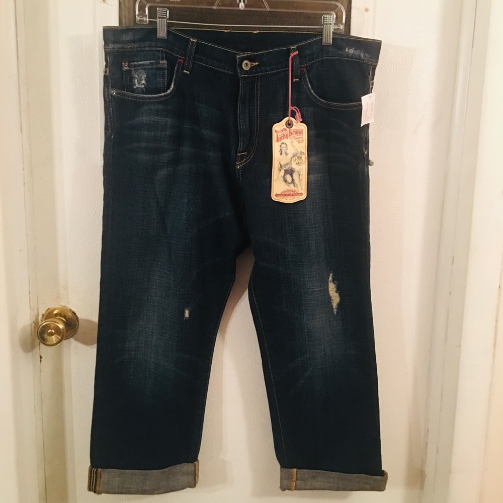 Lucky Brand size 14 crop jeans